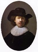 REMBRANDT Harmenszoon van Rijn Self-Portrait (mk33) France oil painting artist